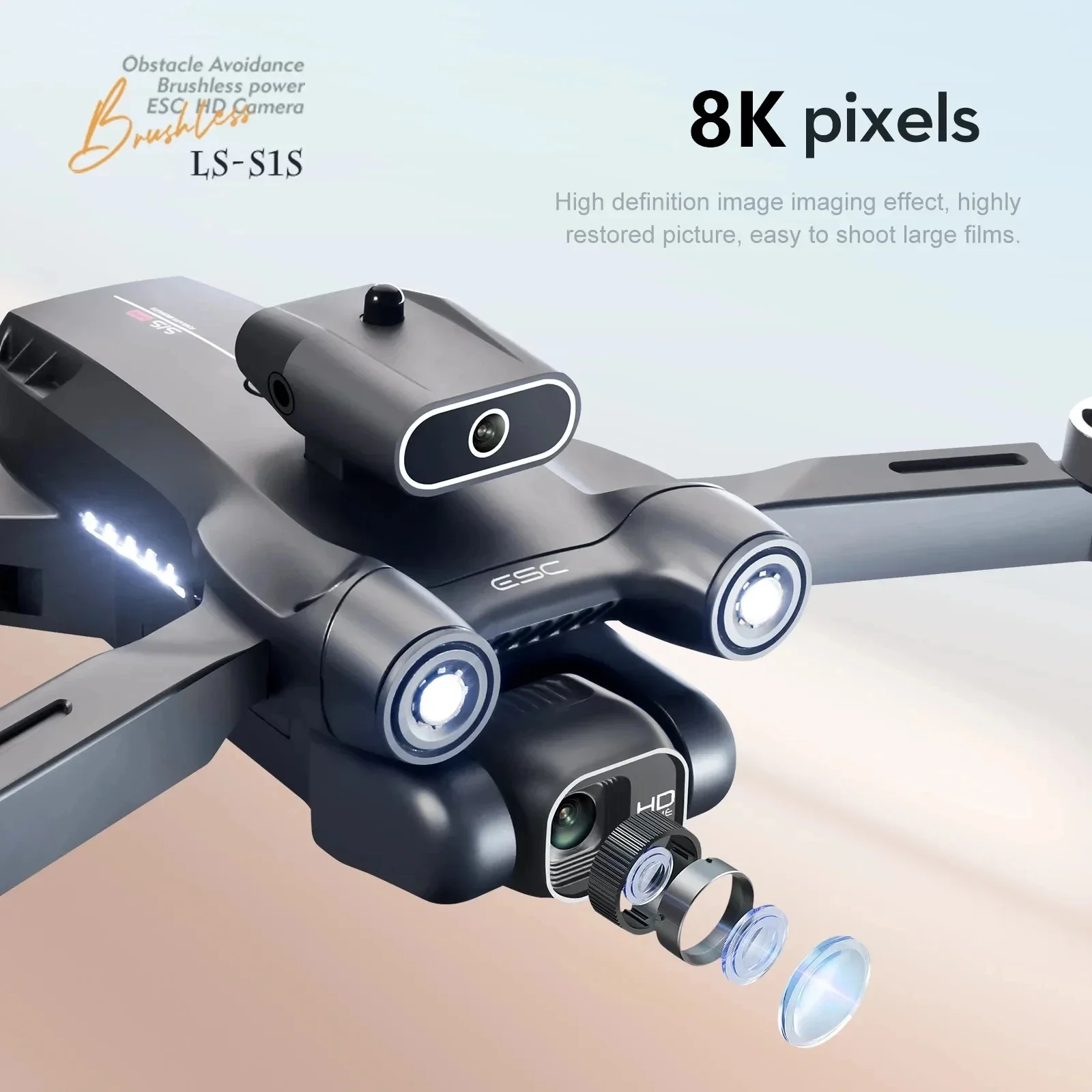 New S1S 5G GPS Drone Camera 8K - Drone Gps Mount 评论和价格