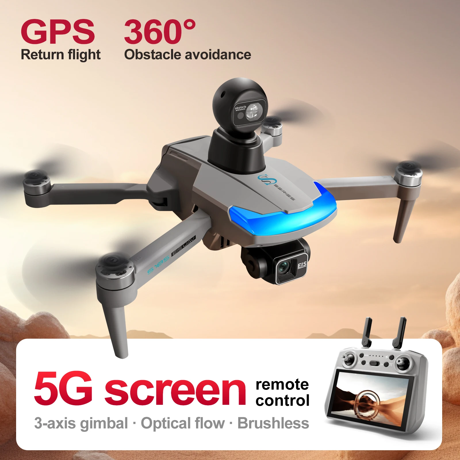 S185 Professional Drone 2.7K H - Drone Gps Mount 评论和价格